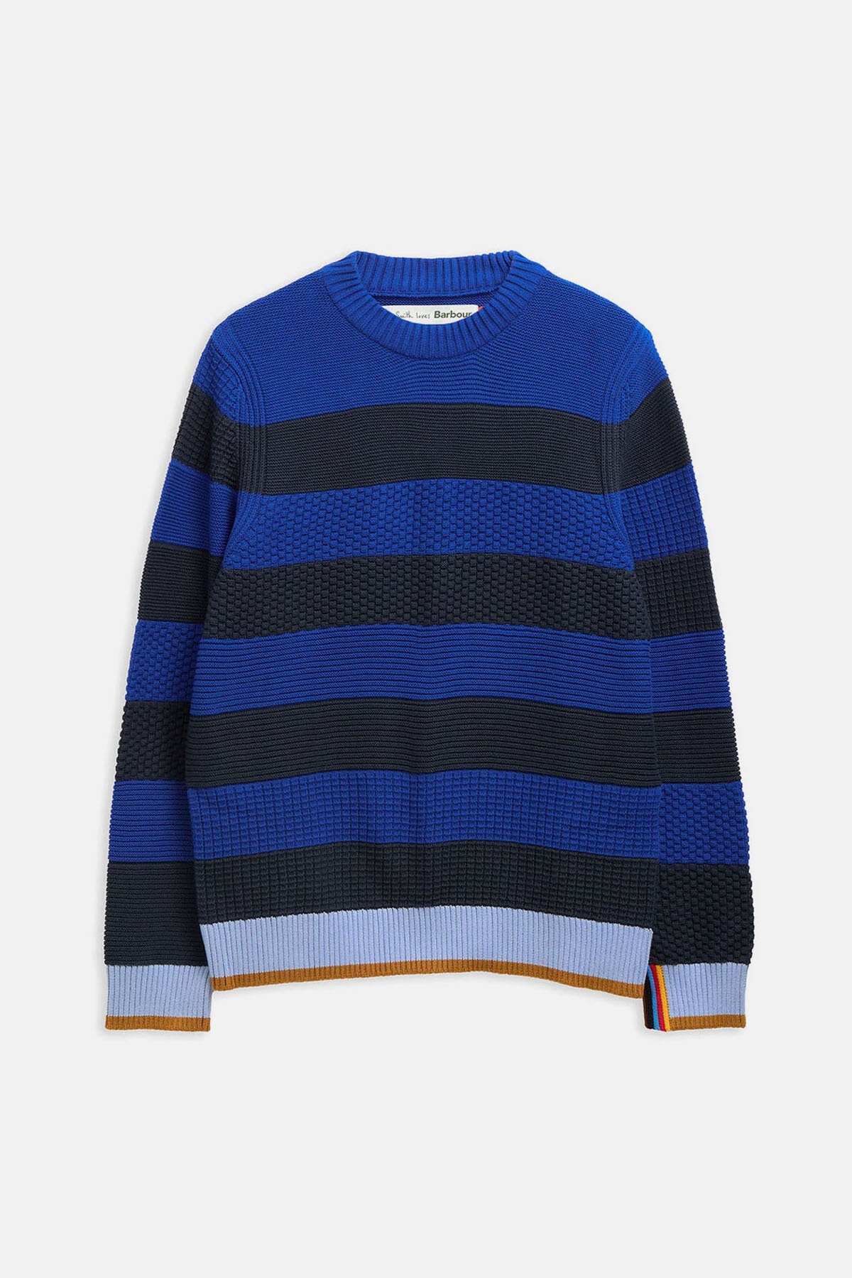 Paul Smith Loves Barbour Southwold Striped Crew Neck Jumper