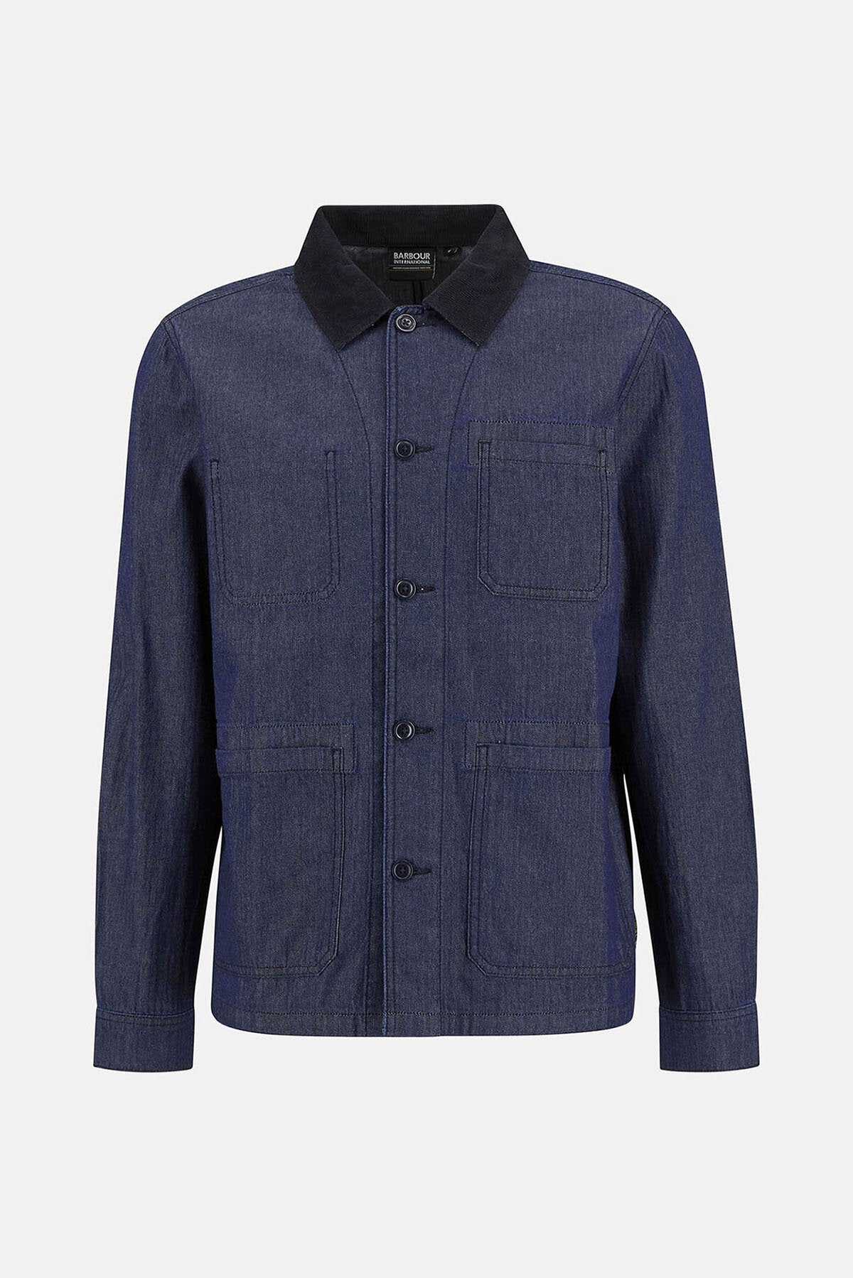 B.Intl Piligan Herringbone Denim Overshirt