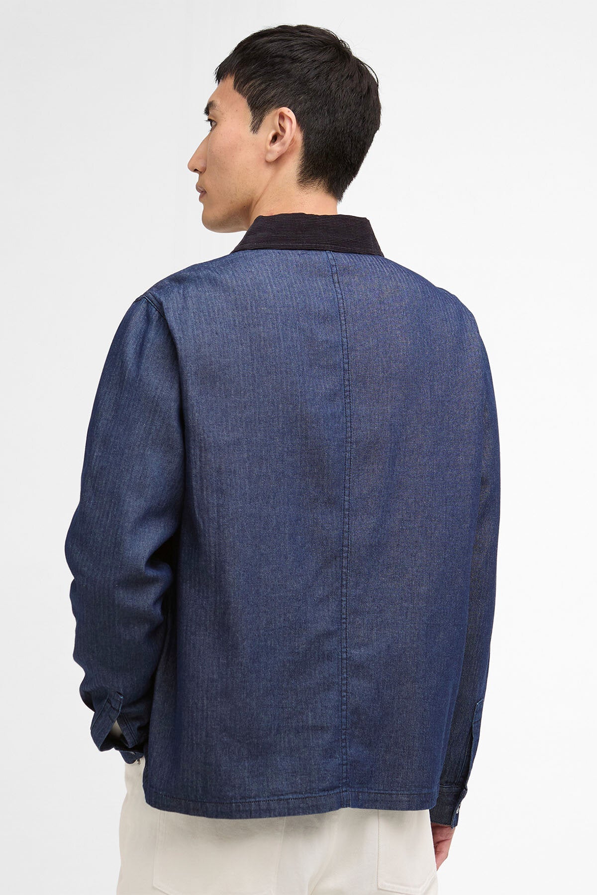 B.Intl Piligan Herringbone Denim Overshirt