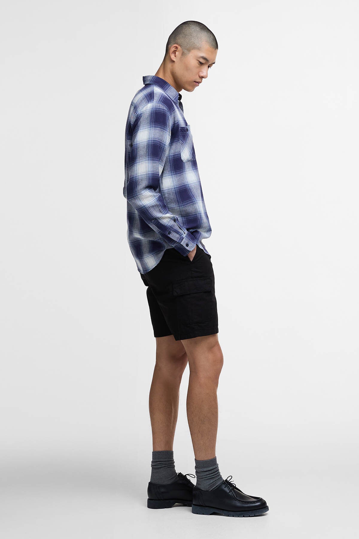 B.Intl Buffalo Check Long-Sleeved Shirt