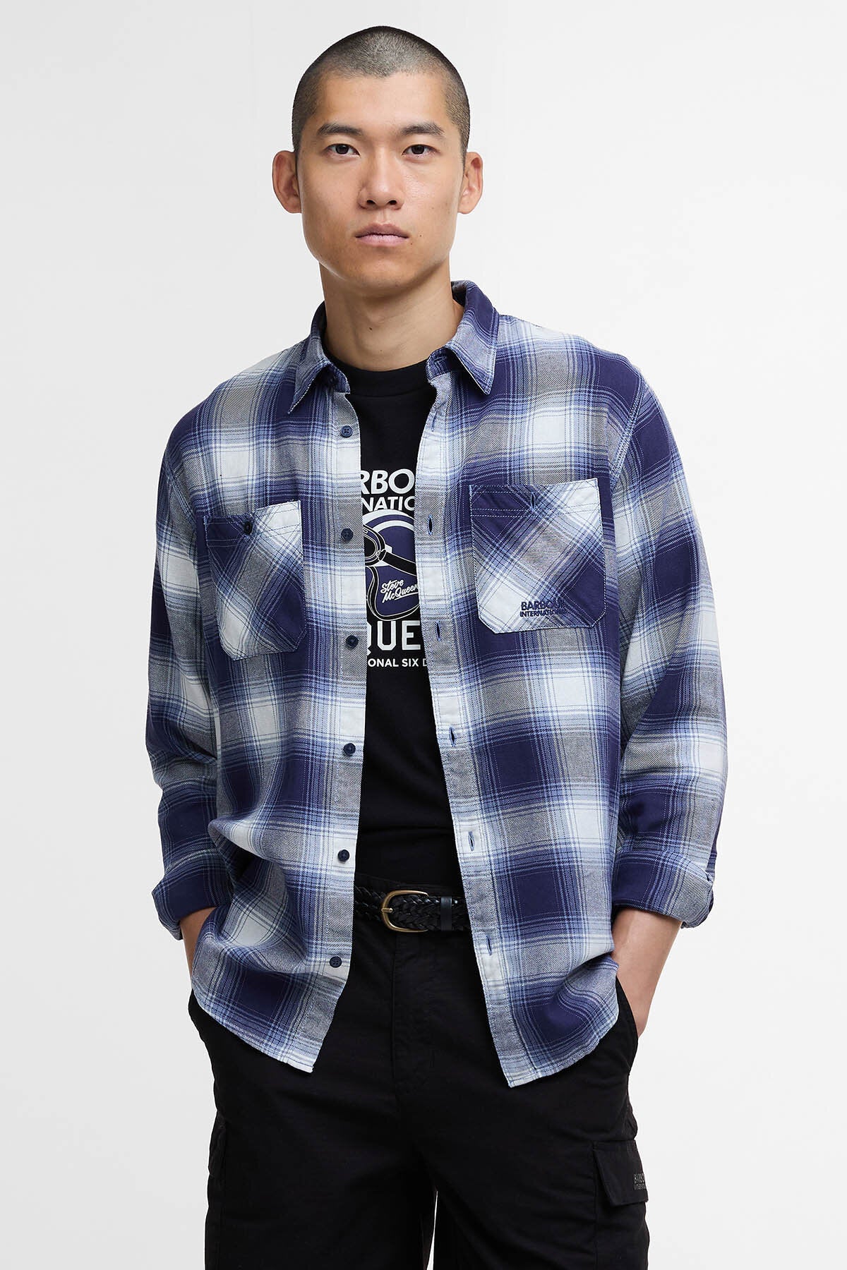 B.Intl Buffalo Check Long-Sleeved Shirt