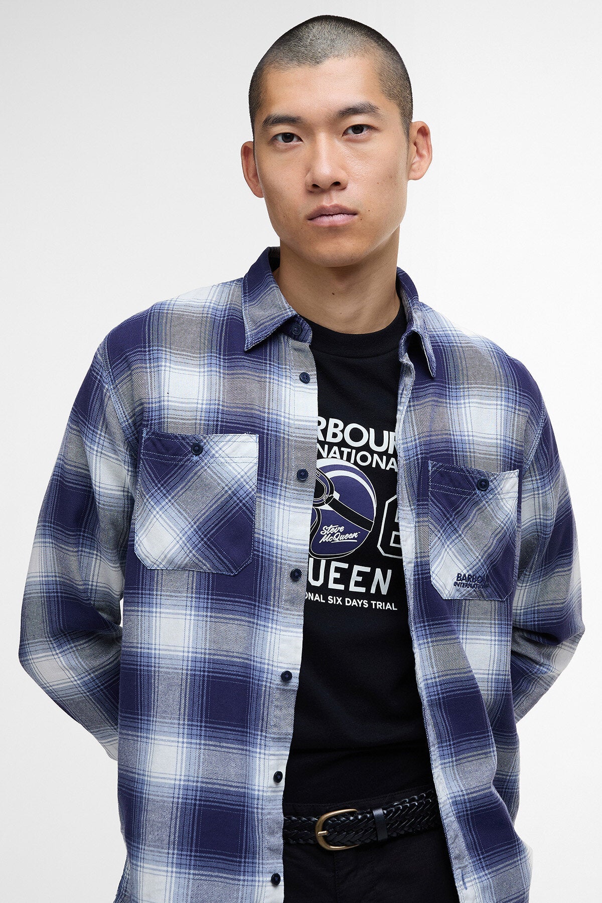 B.Intl Buffalo Check Long-Sleeved Shirt