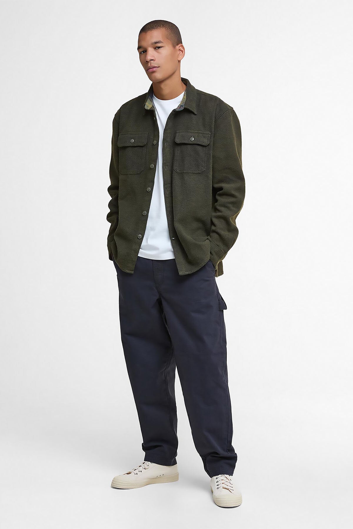 Barbour Baystone Relaxed Long-Sleeved Shirt