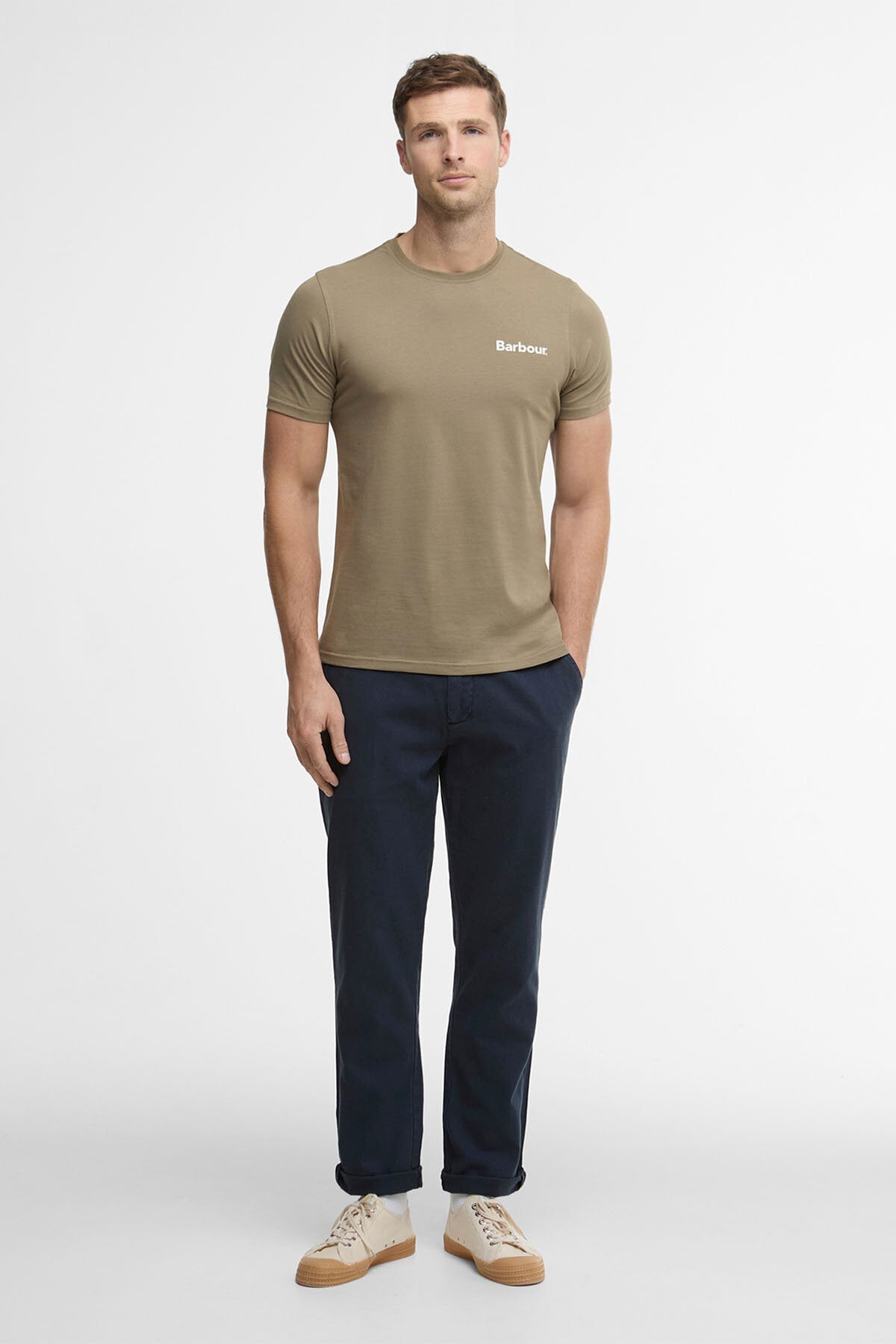 Barbour Cotton Linen Tailored Trouser
