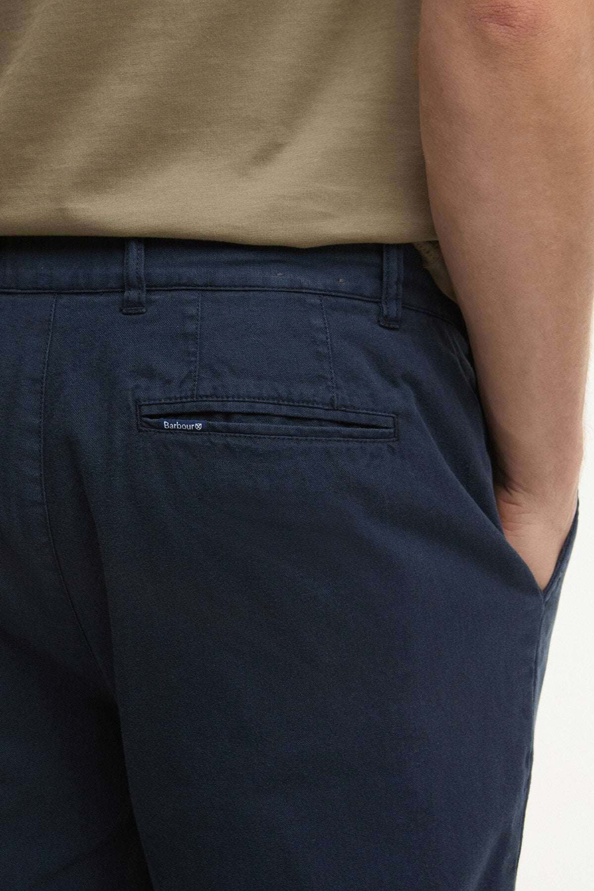 Barbour Cotton Linen Tailored Trouser