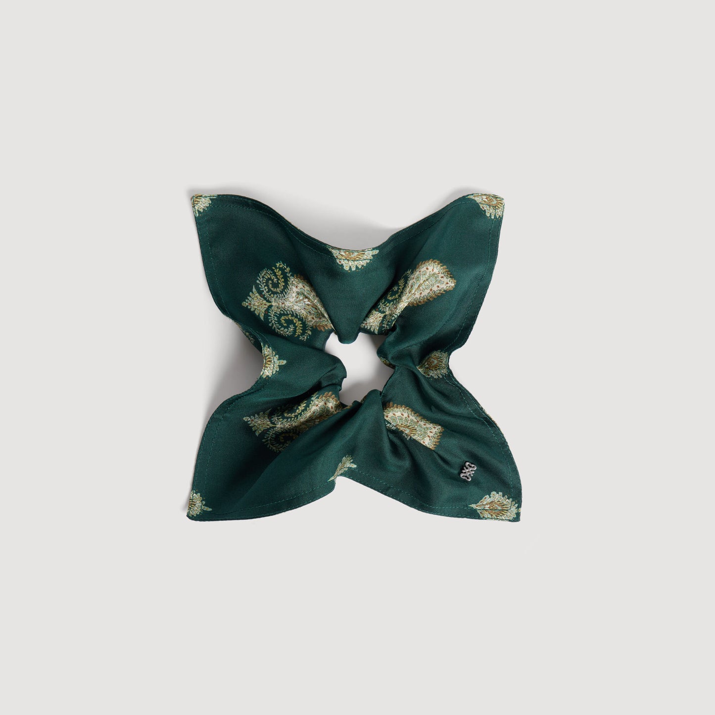 Paisley print scrunchie
