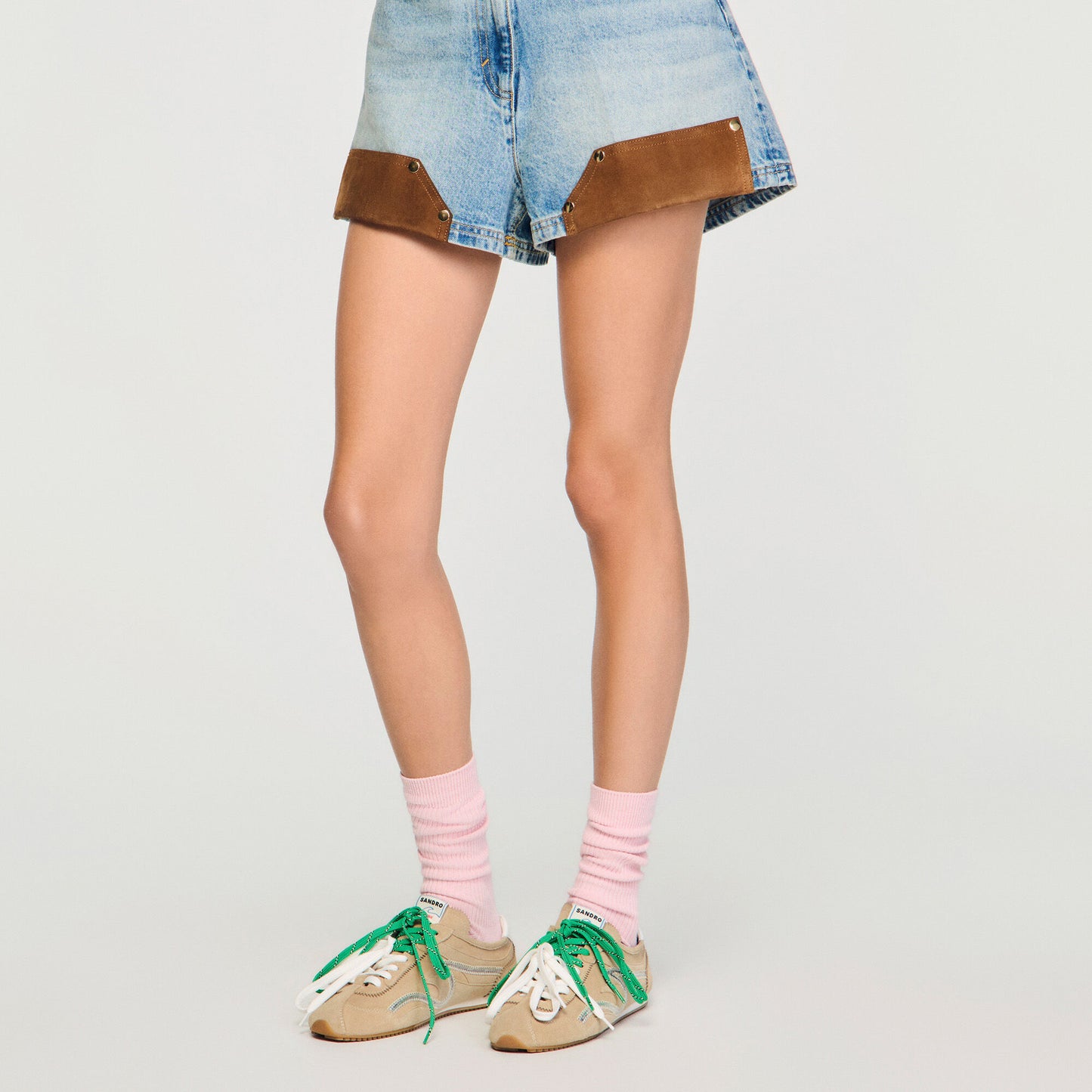 Light Wave suede trainers
