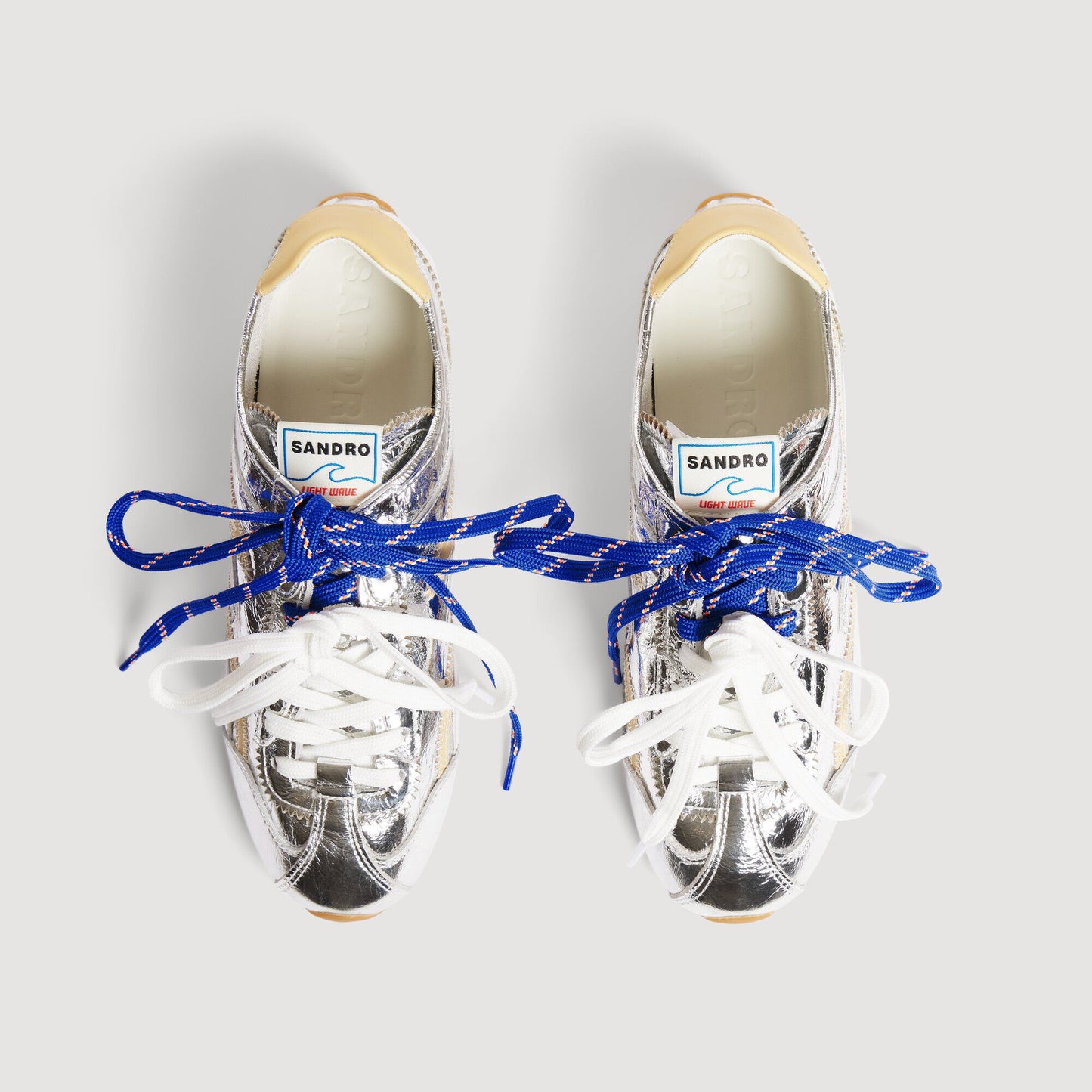 LightWave metallic leather trainers