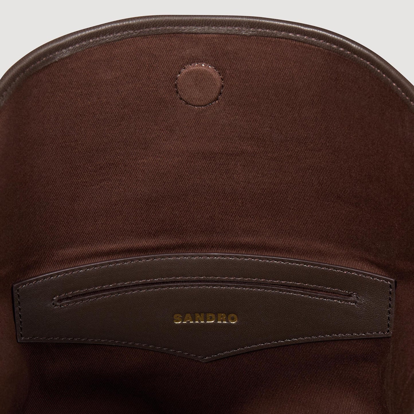 Suede and leather bucket bag TANGOSO