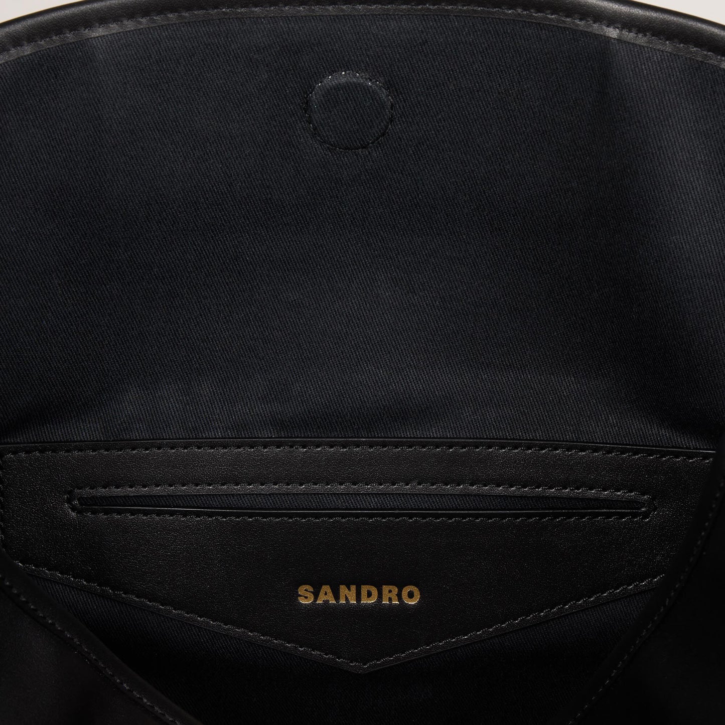 Leather bucket bag