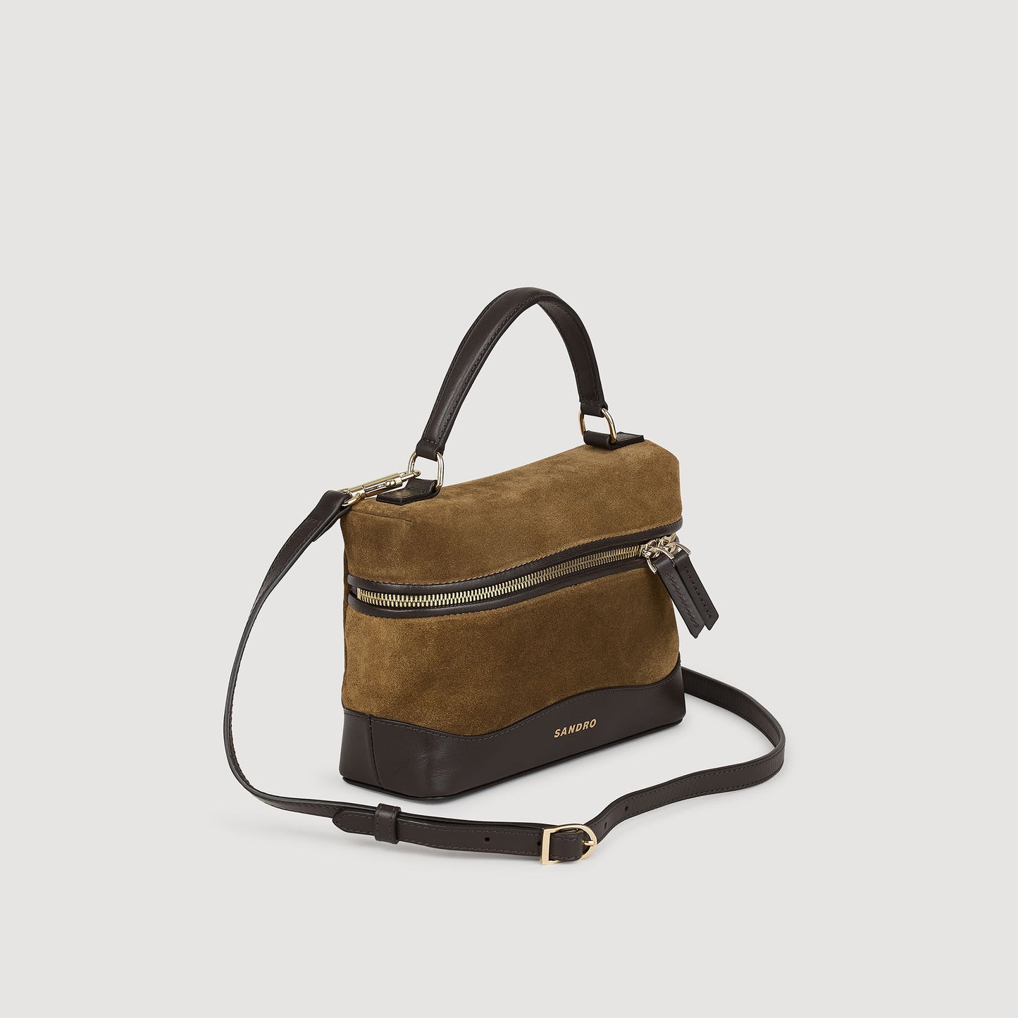 TANGOLINO leather and suede vanity