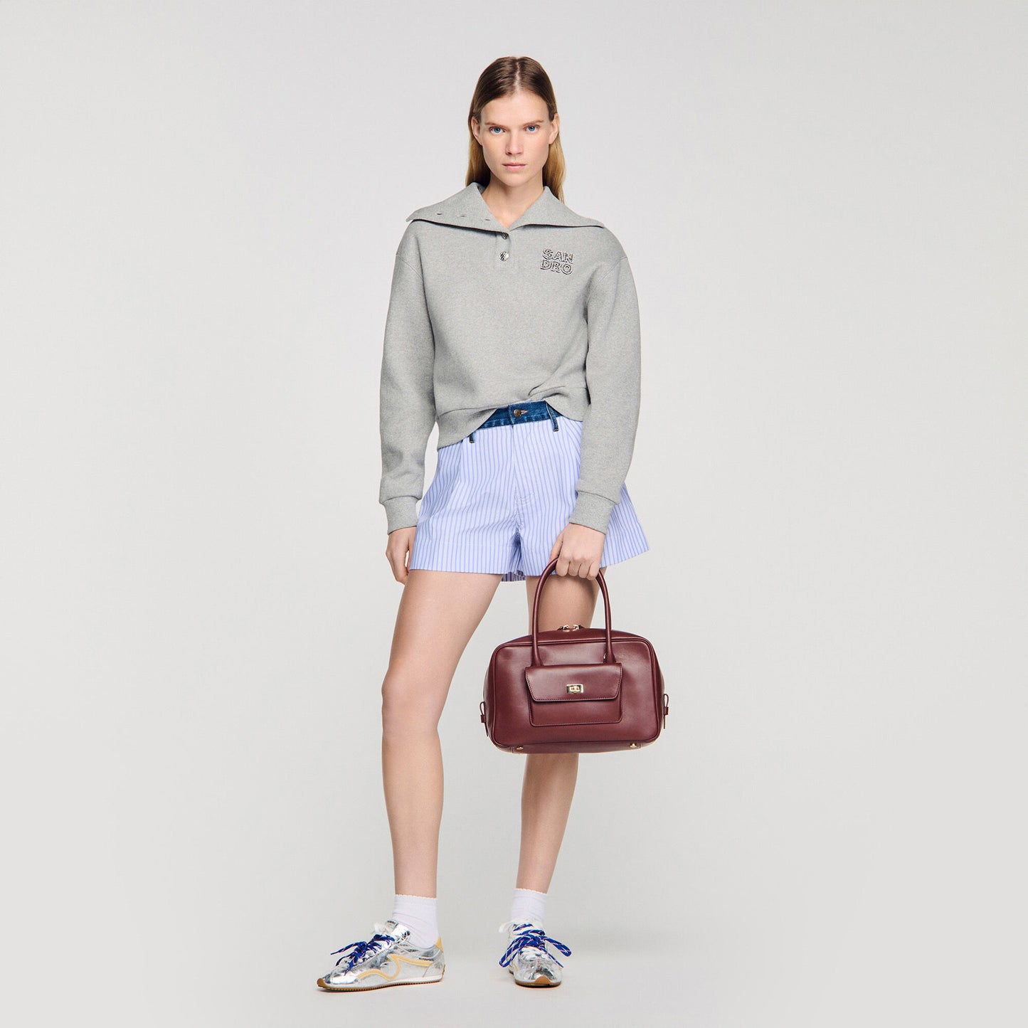 EZMEH bag in plain leather