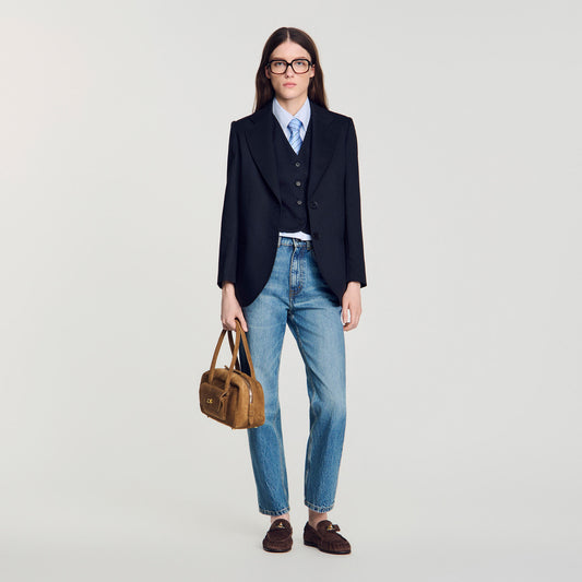 EZMEHRALDA suede bag