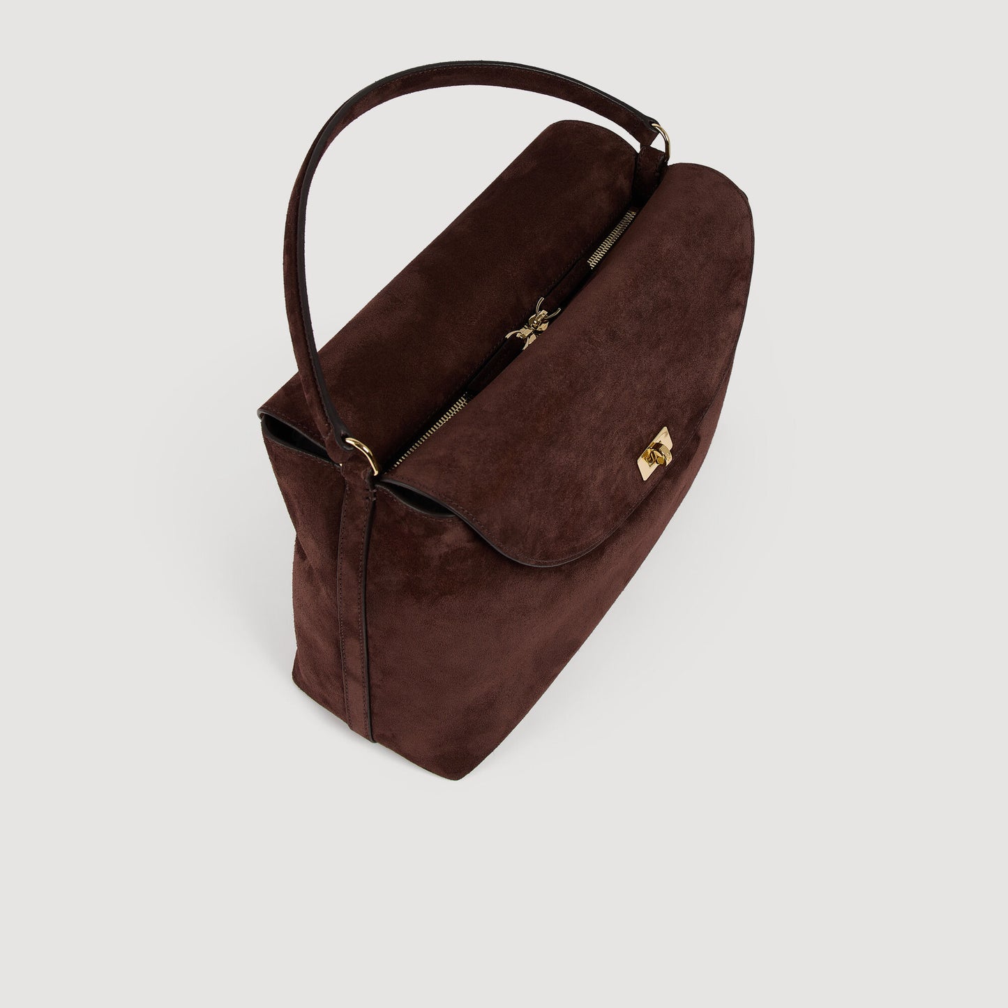 LE GRAND BAZAAR suede bag