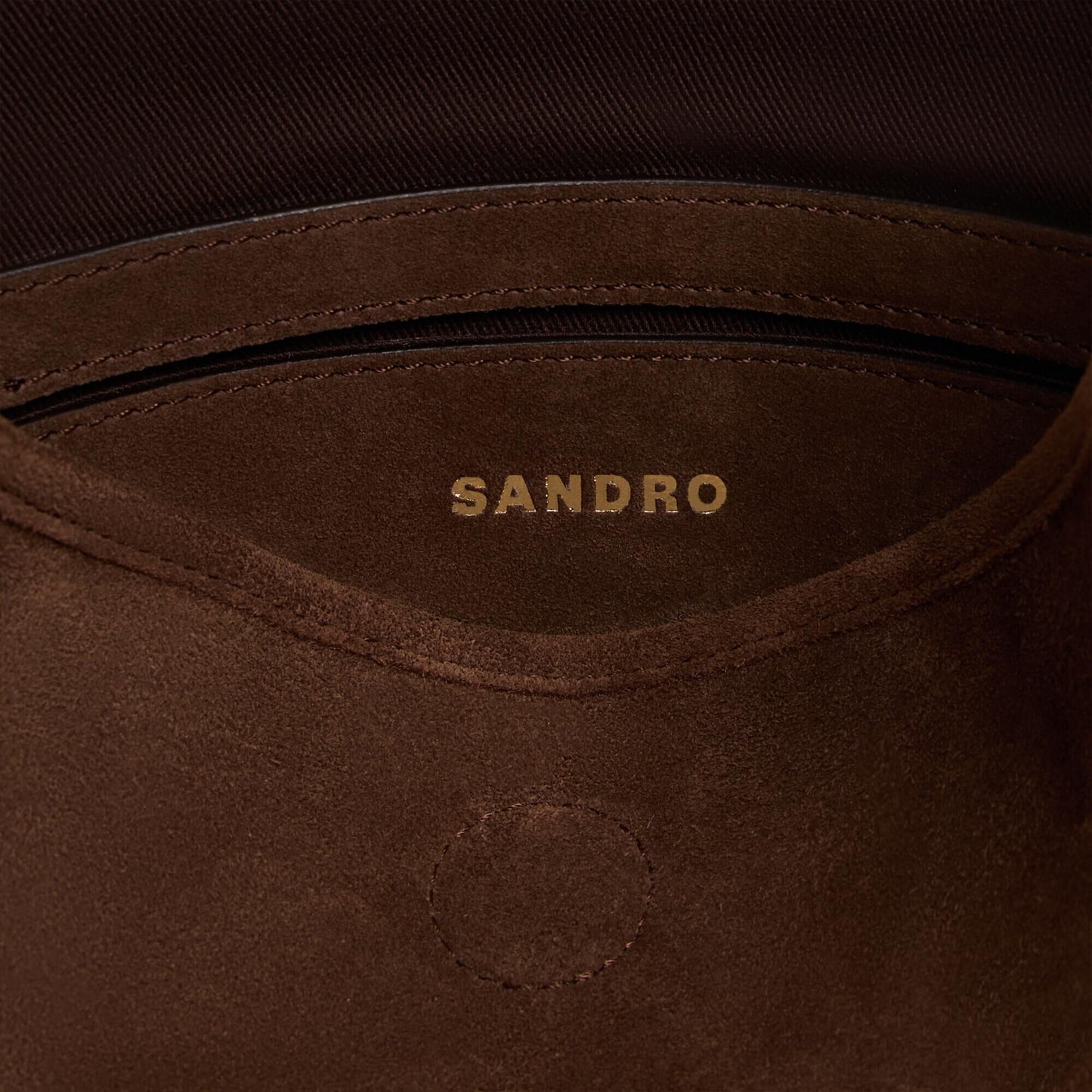 TANGOSO suede bucket bag