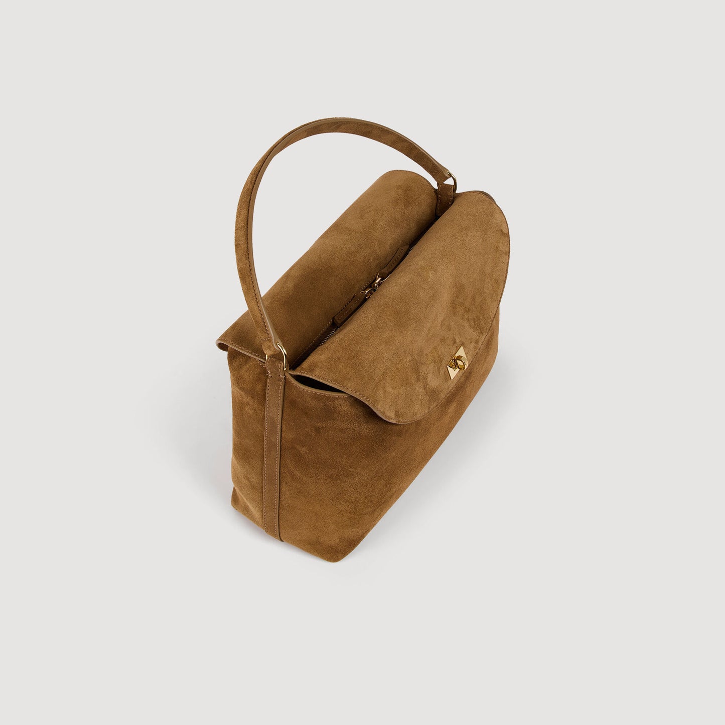LE GRAND BAZAAR suede bag