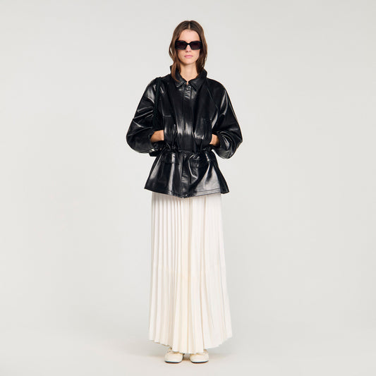 Smooth leather jacket