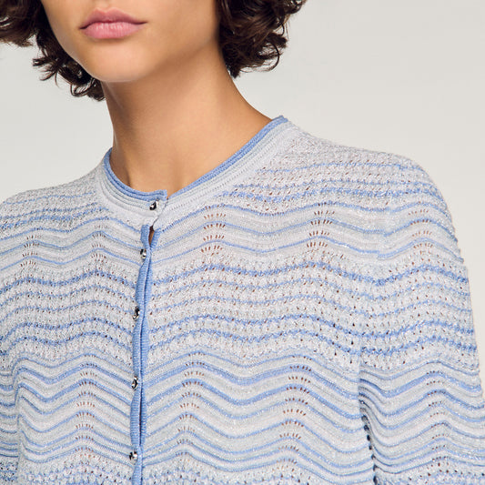 Fancy knit cardigan
