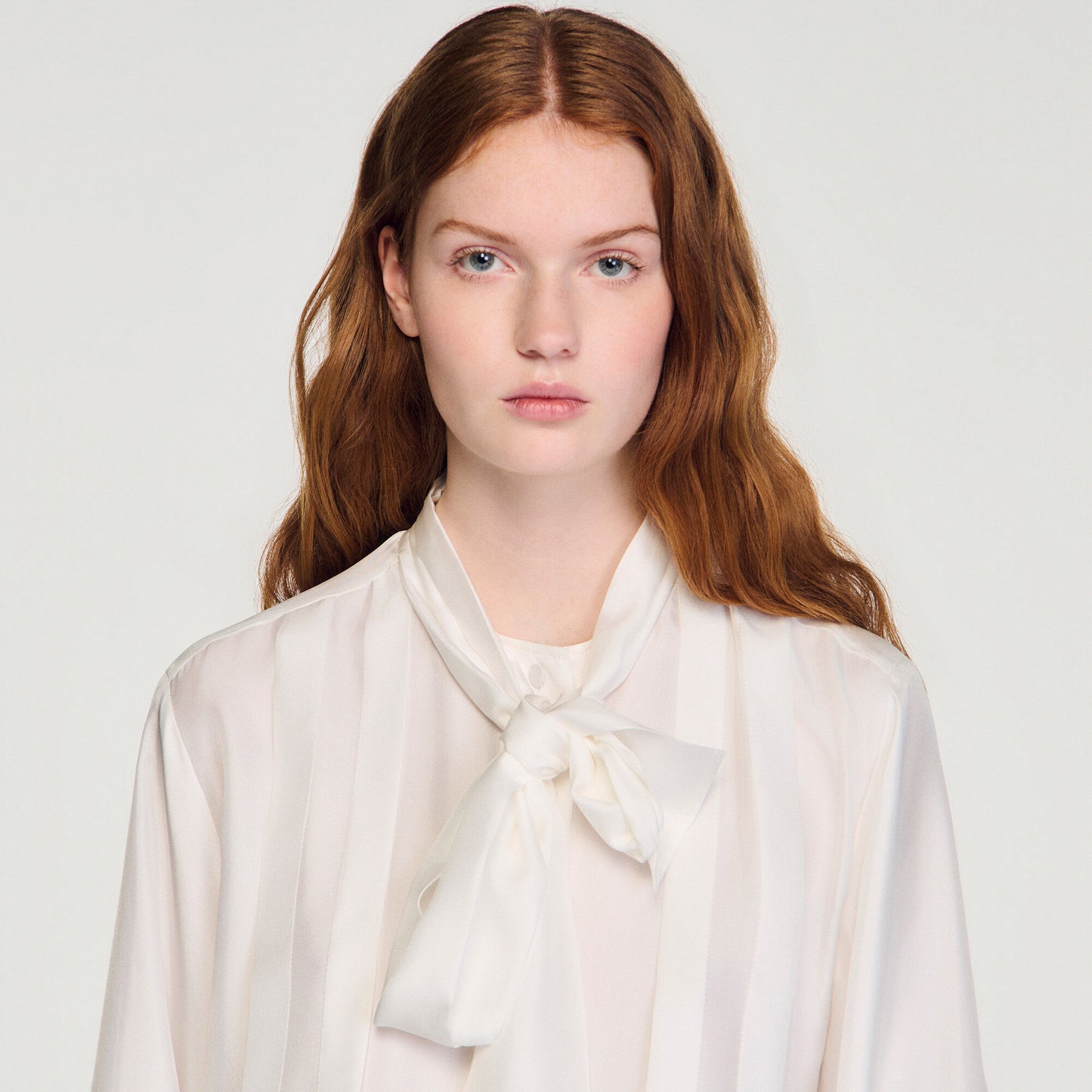 Silk lavalli¨¨re shirt
