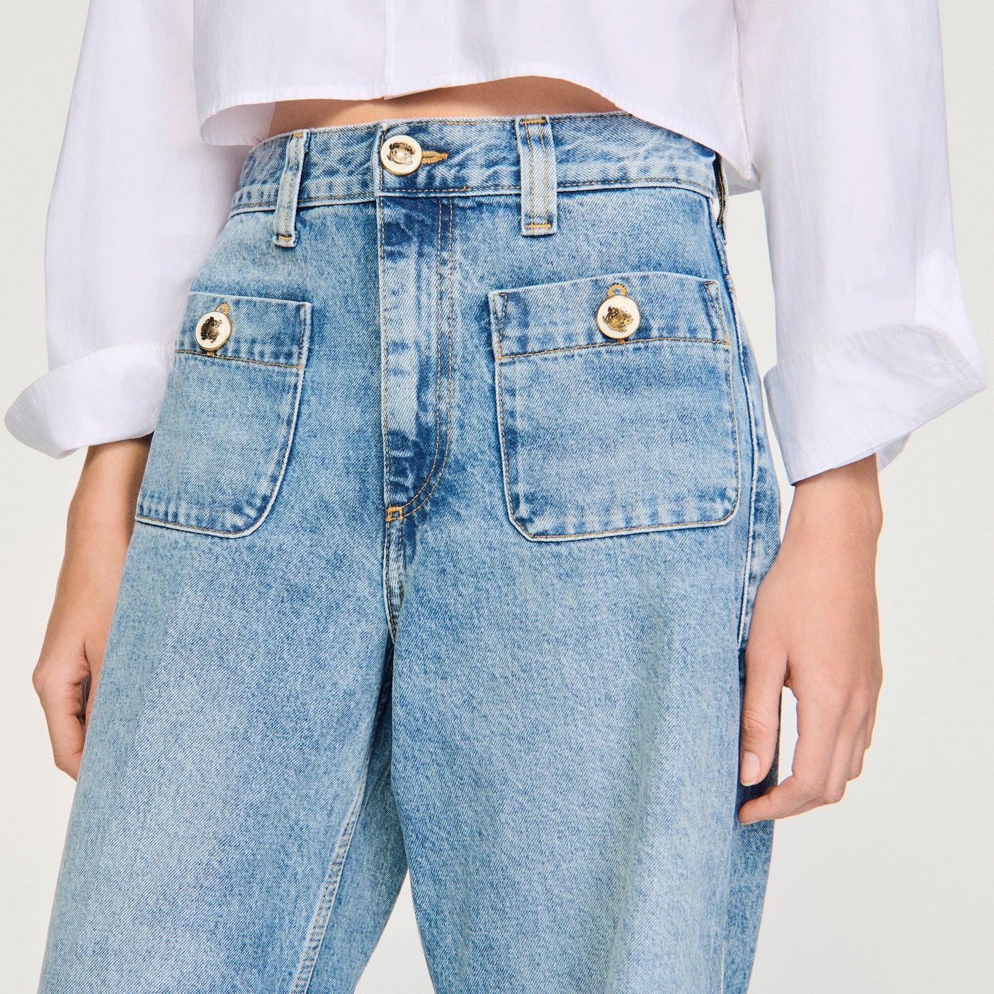 Faded jeans