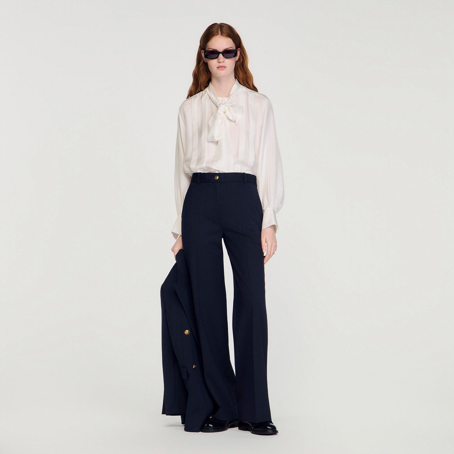 Chalk-striped trousers