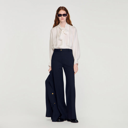 Chalk-striped trousers