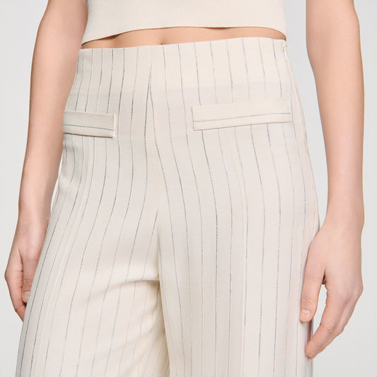 Striped trousers