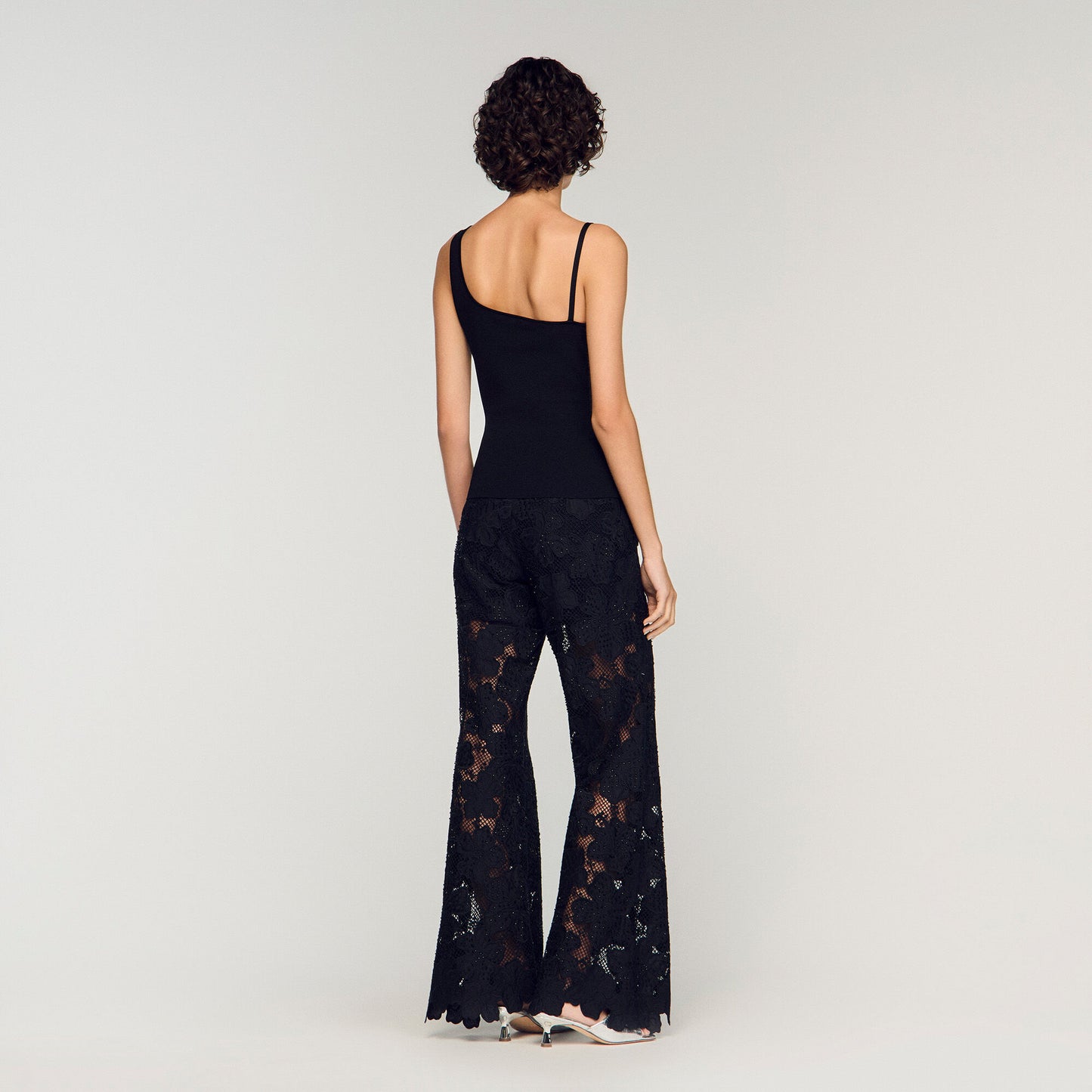 Asymmetric knit jumper