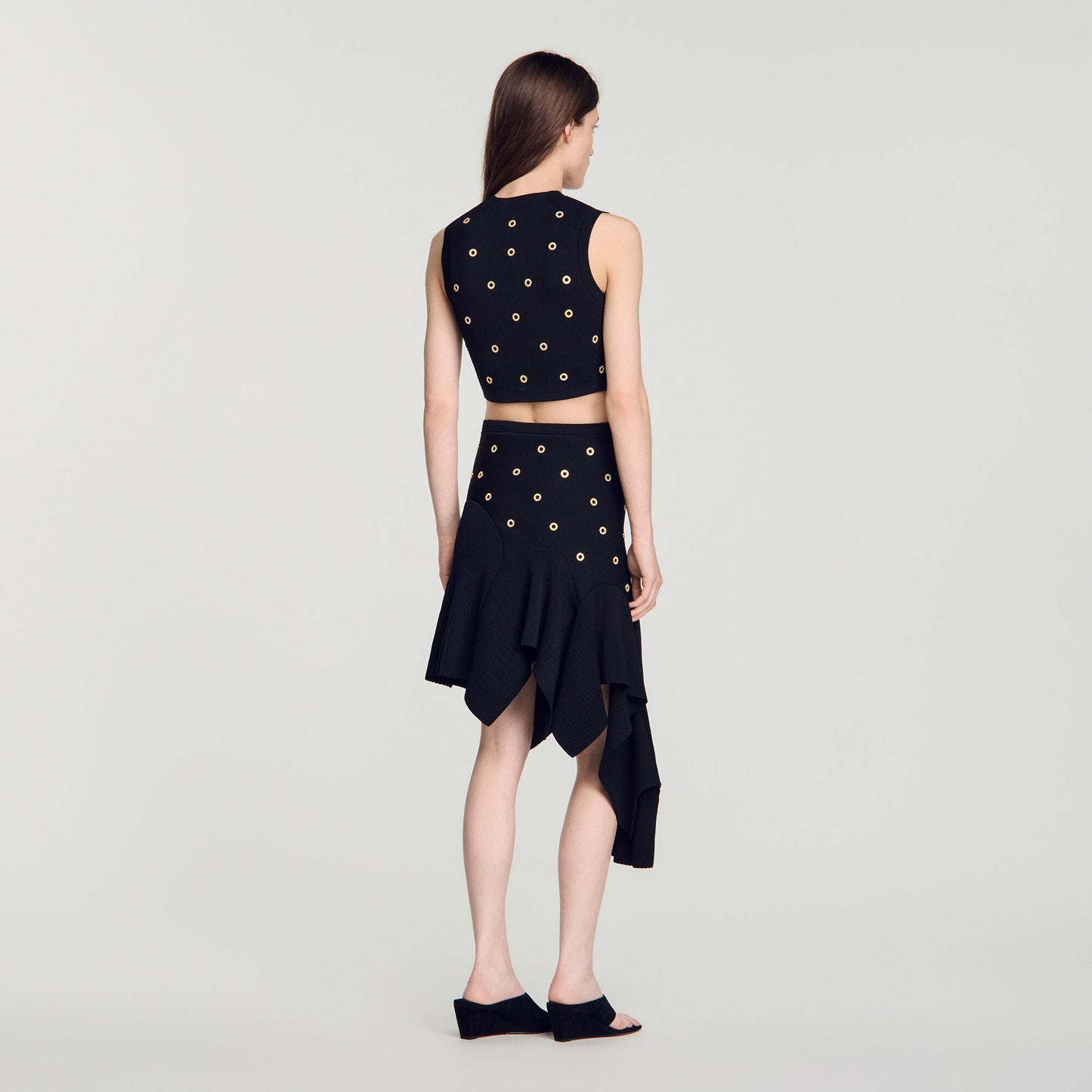 Studded knit top