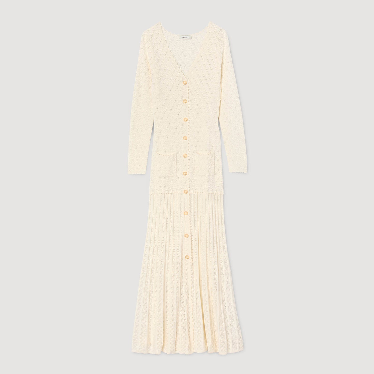 Fancy knit maxi dress