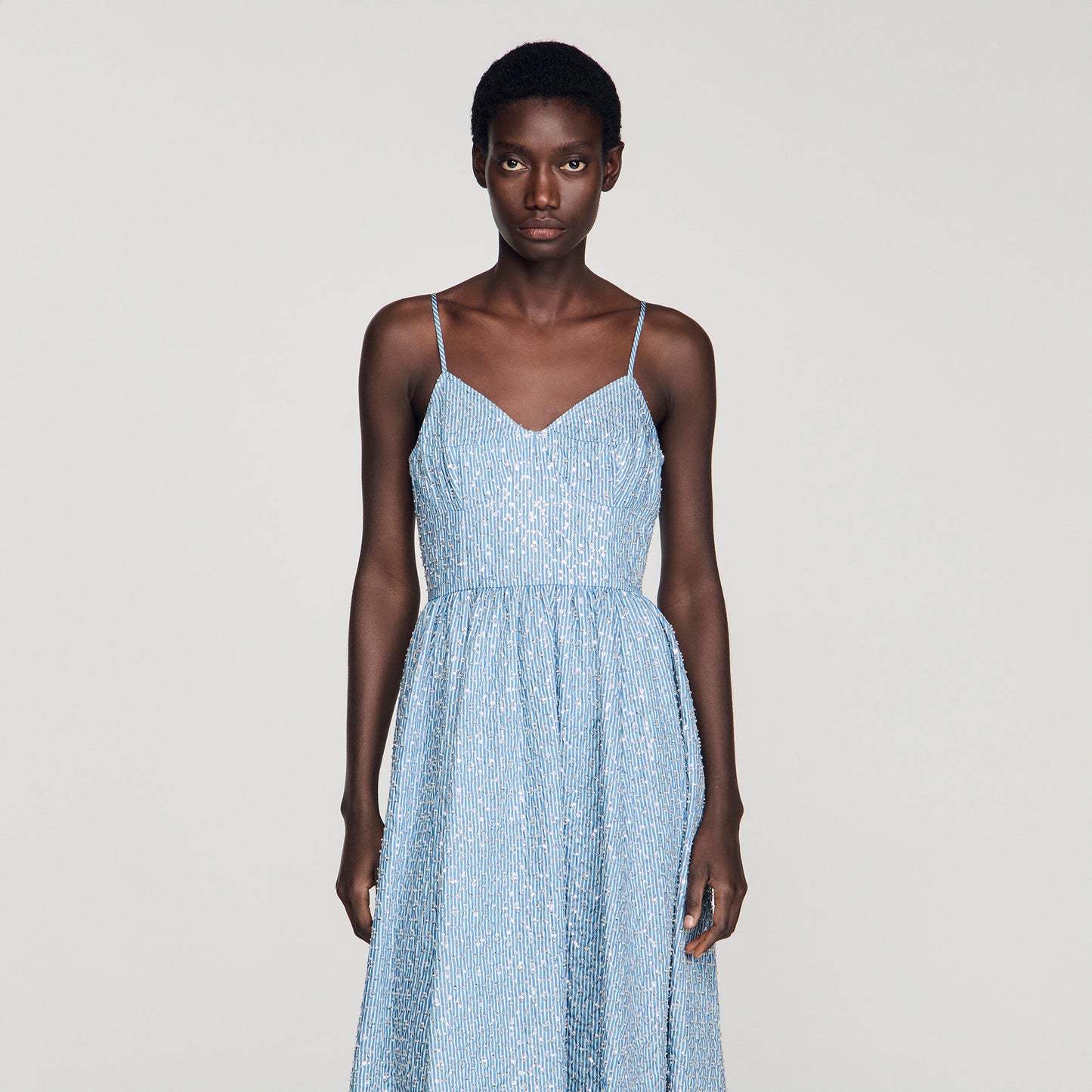 Sequined maxi dress