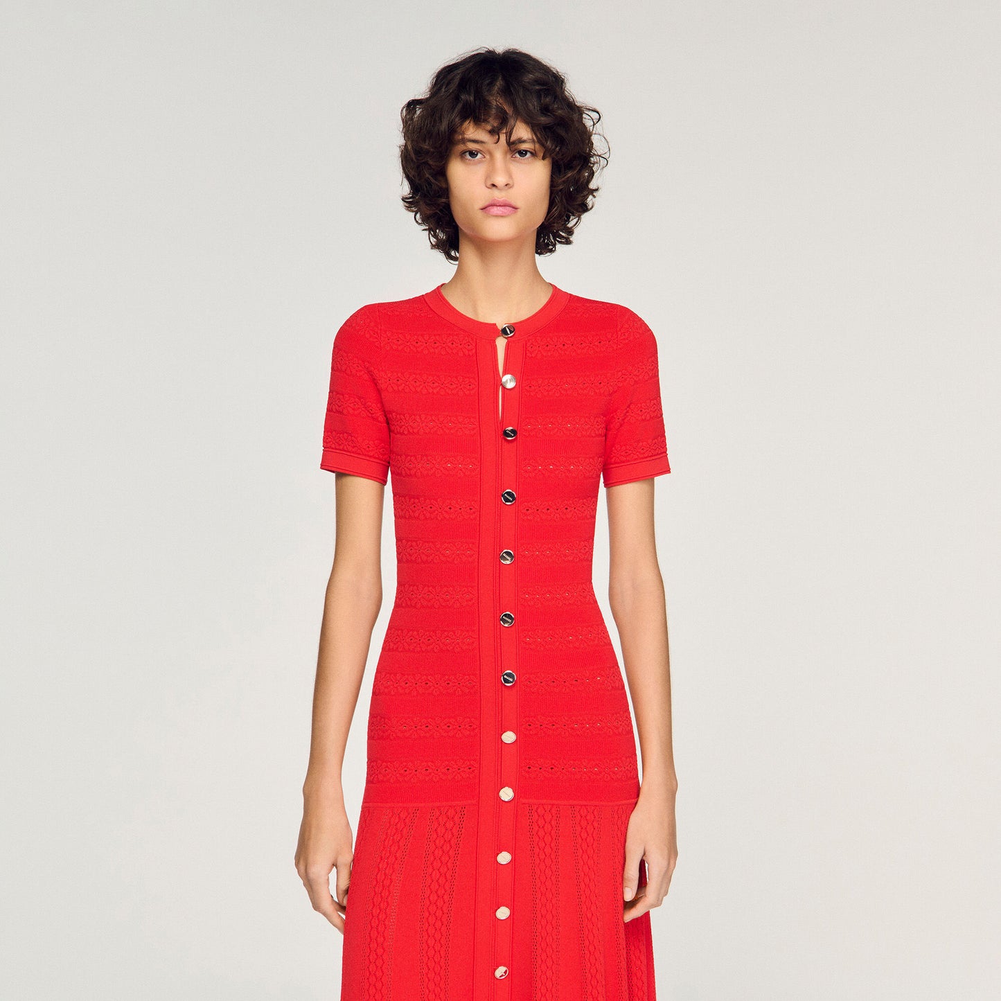 Knit maxi dress