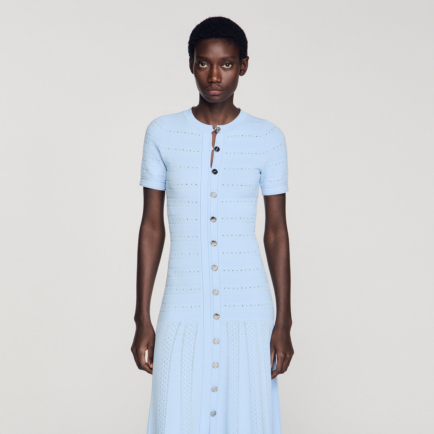 Knit maxi dress