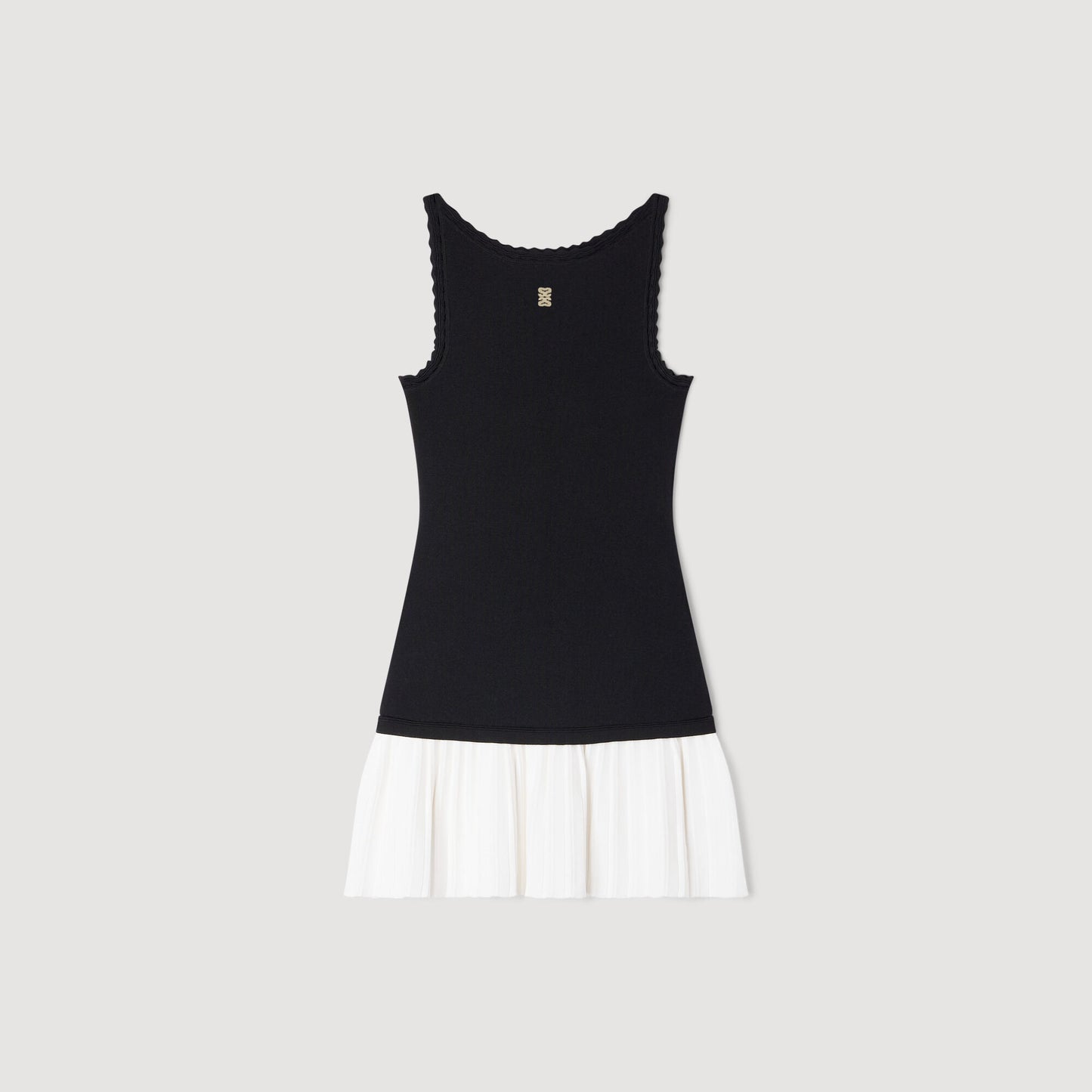 Two-tone short dress