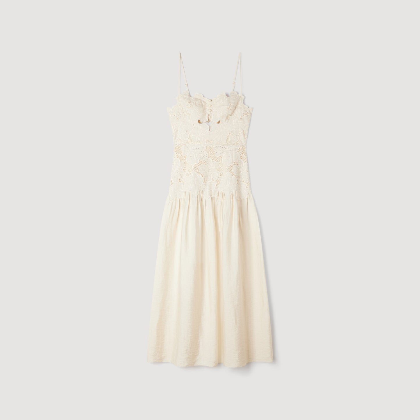 Guipure maxi dress