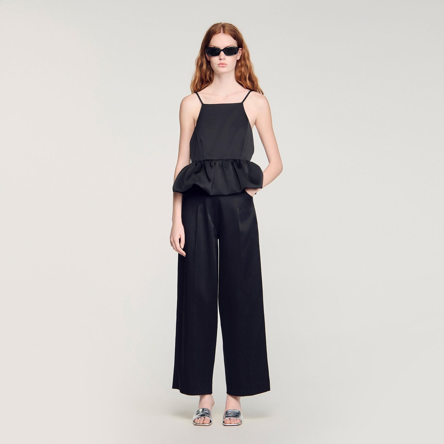Ruffled crop top
