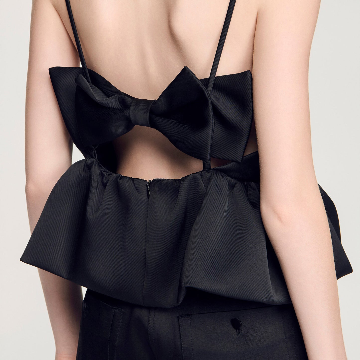 Ruffled crop top