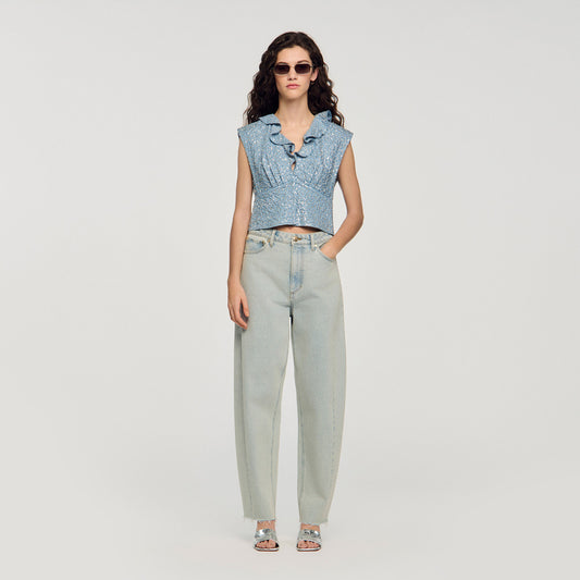 Sequin top