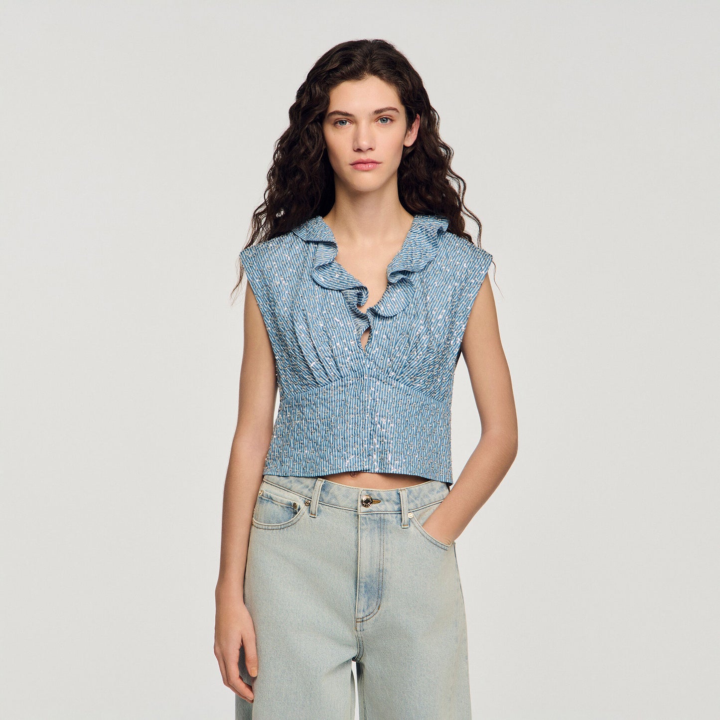 Sequin top