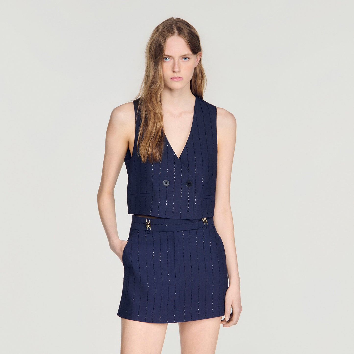 Waistcoat-style top