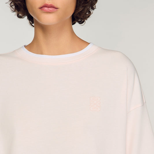 T-shirt with contrasting trim