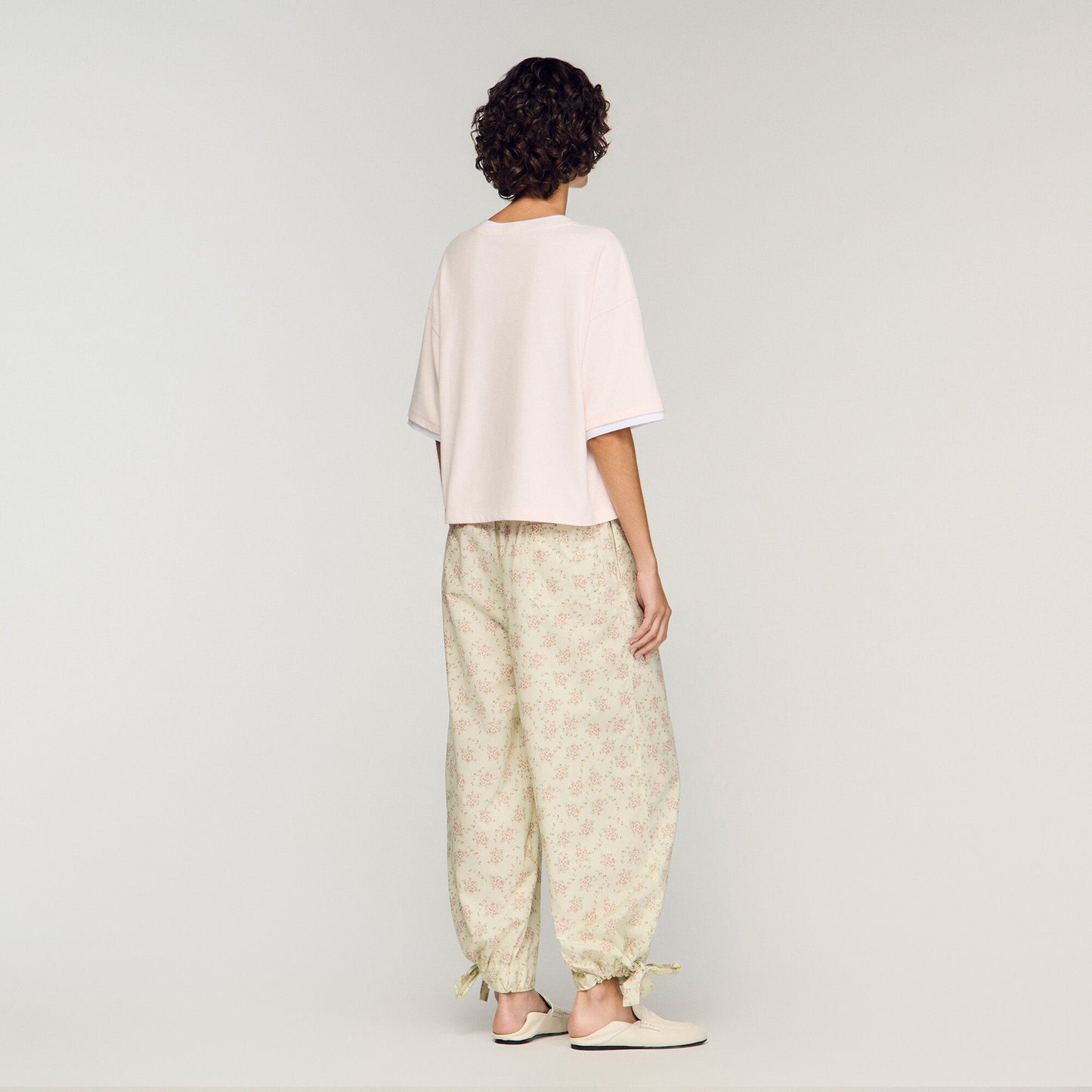 T-shirt with contrasting trim