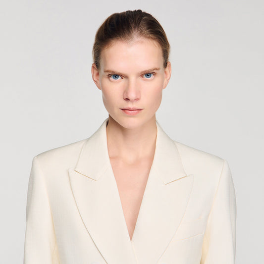 Double-breasted suit jacket