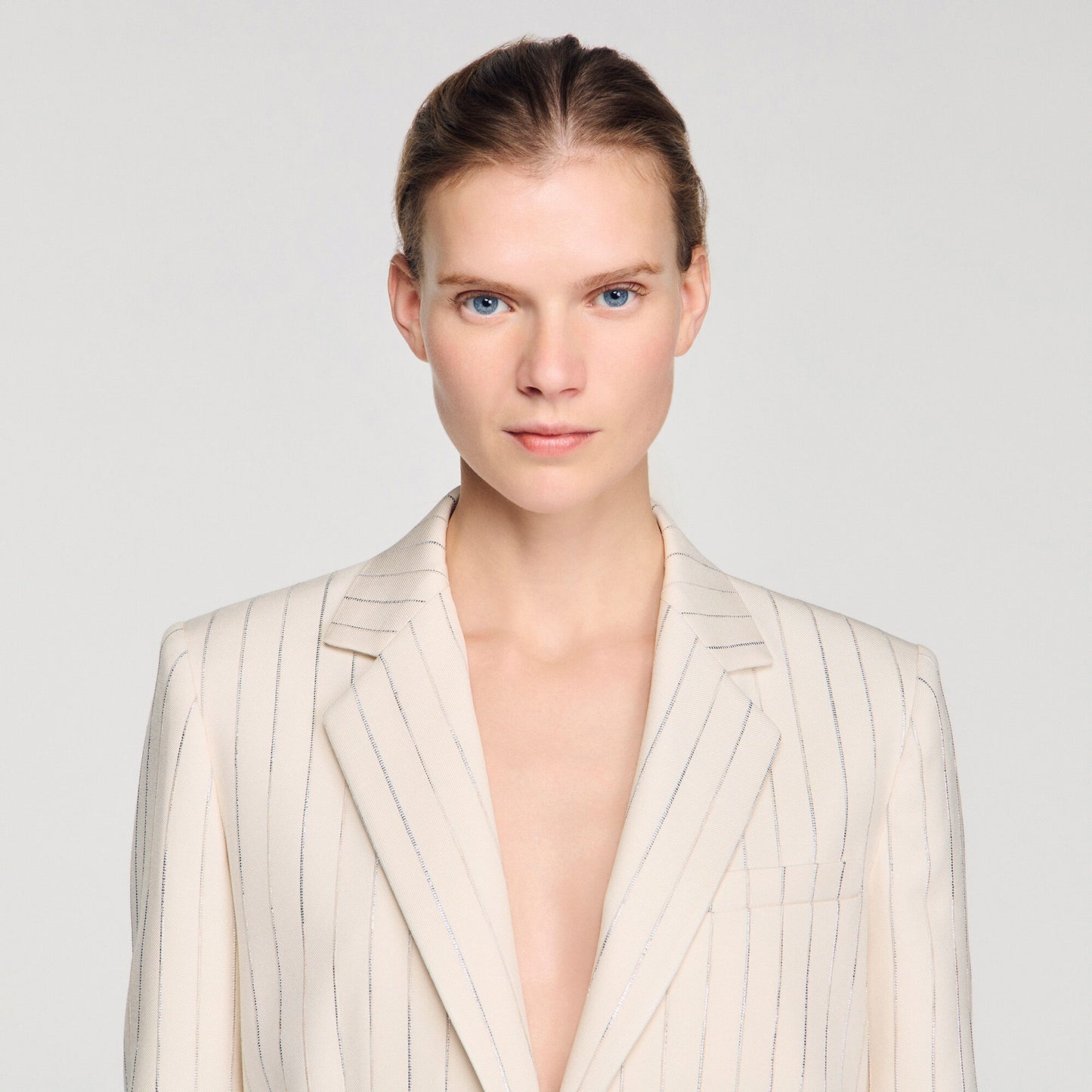 Striped tailored jacket