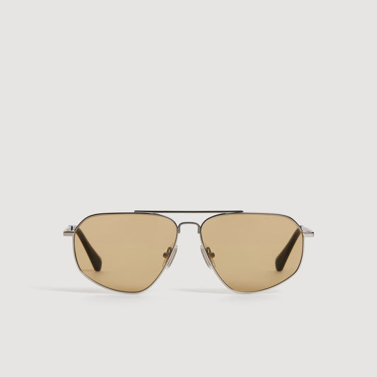 Metal aviator sunglasses