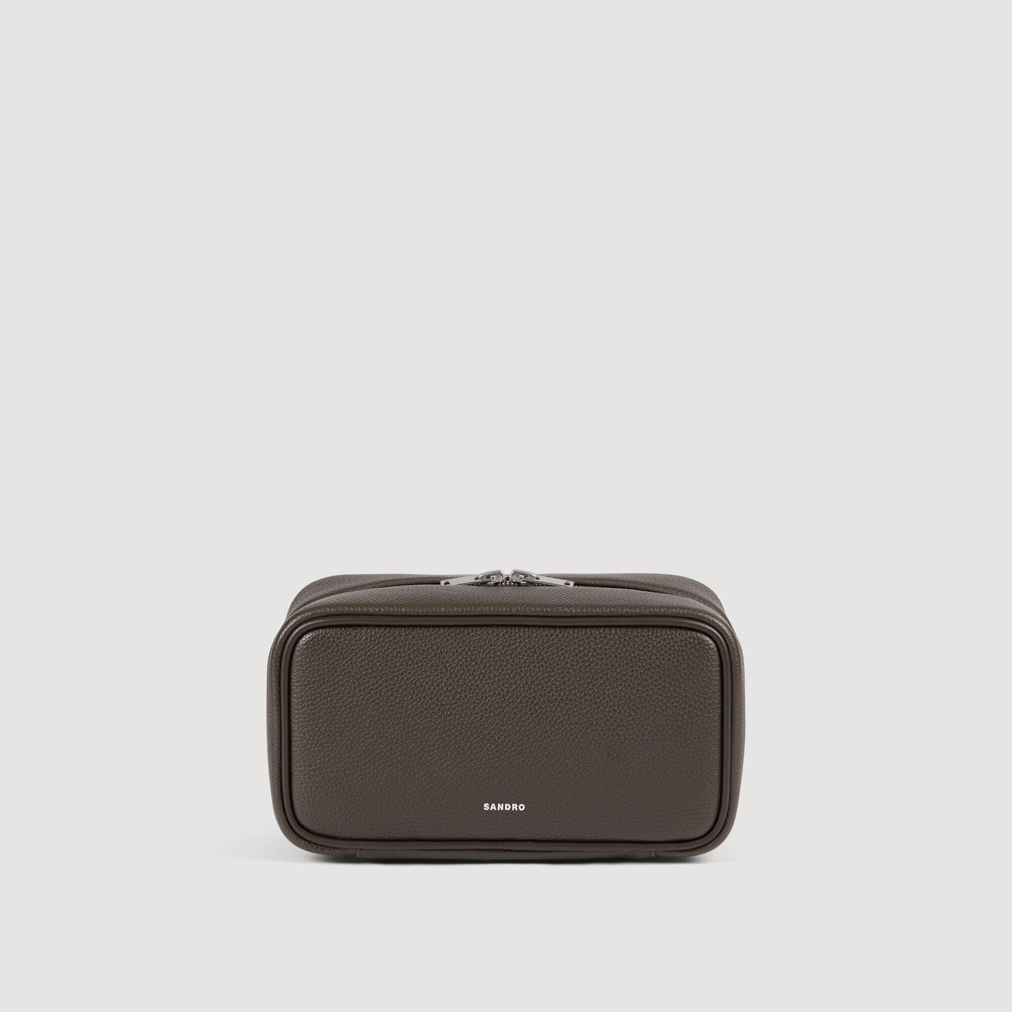Grained canvas toilet bag