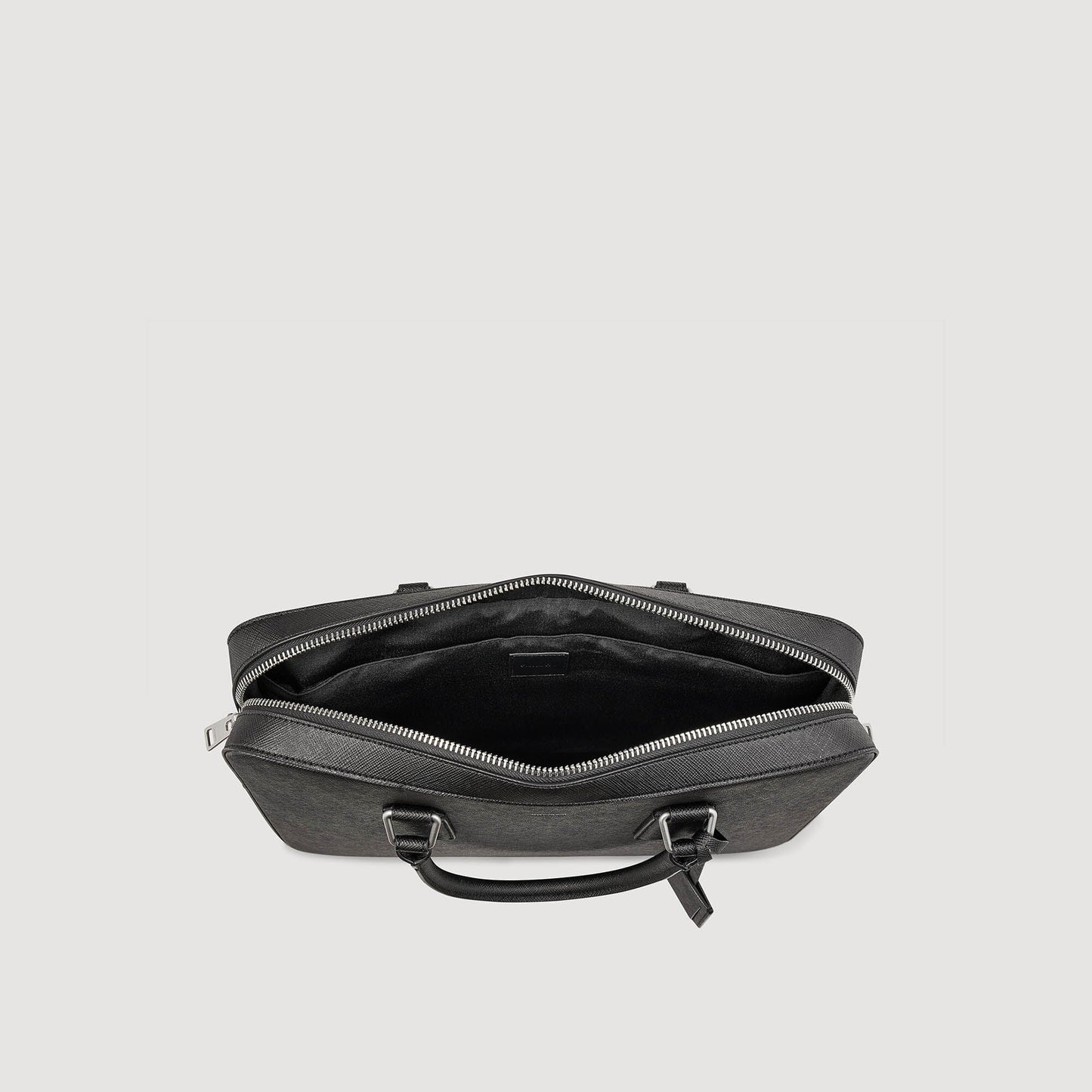 Reconstituted leather briefcase