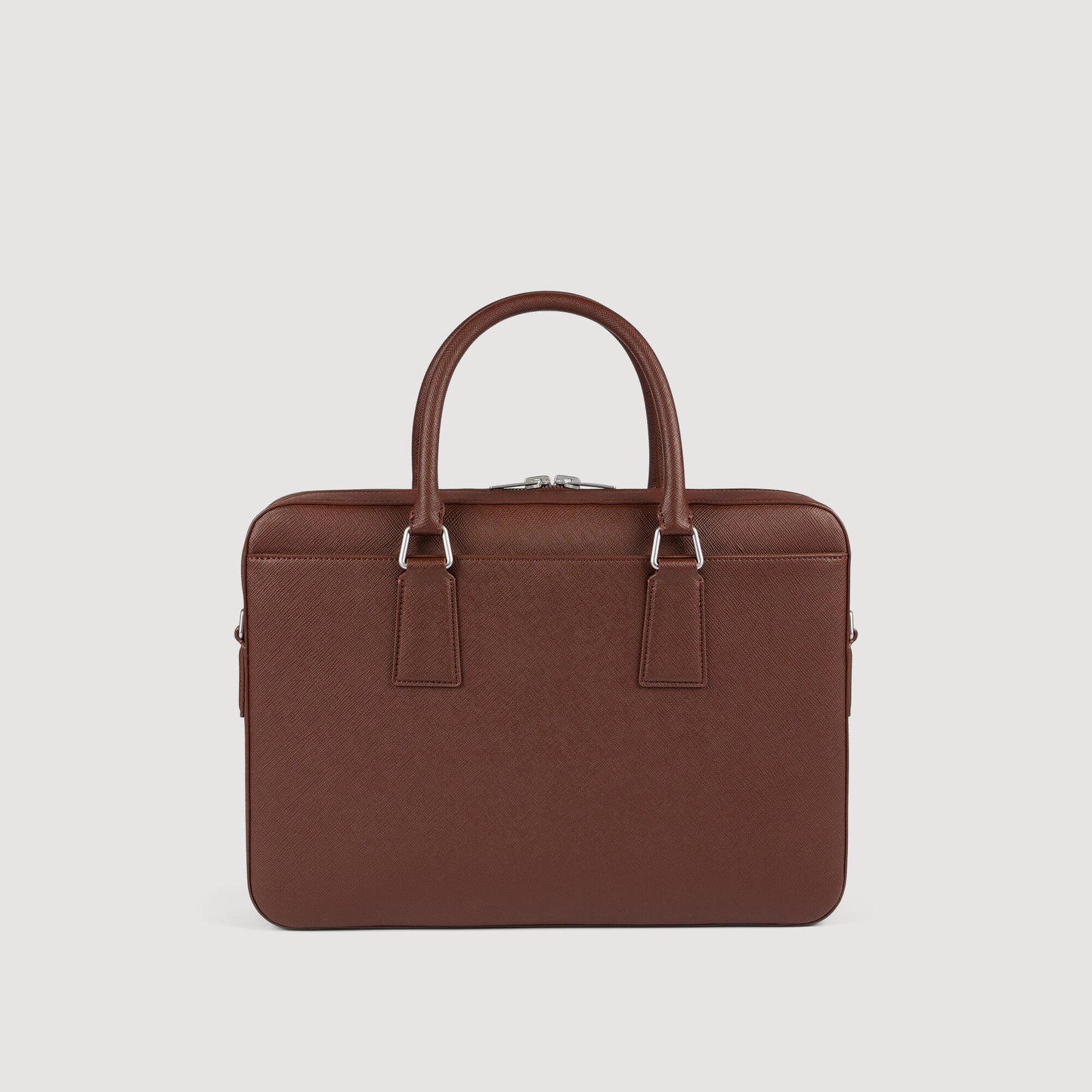 Reconstituted leather briefcase