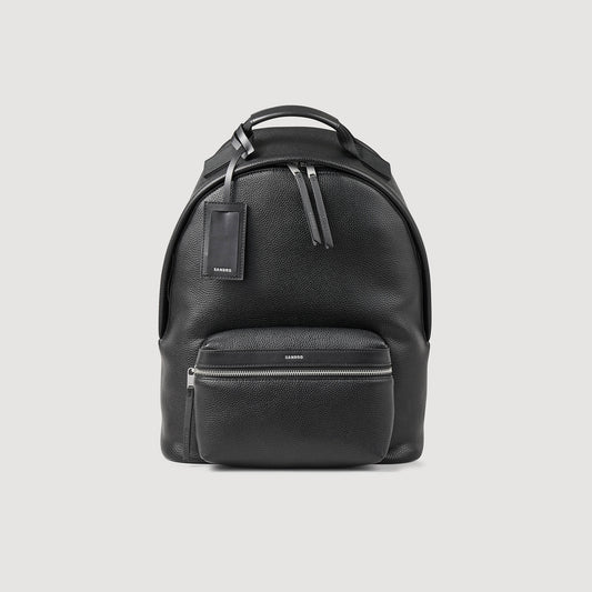 Coated canvas backpack