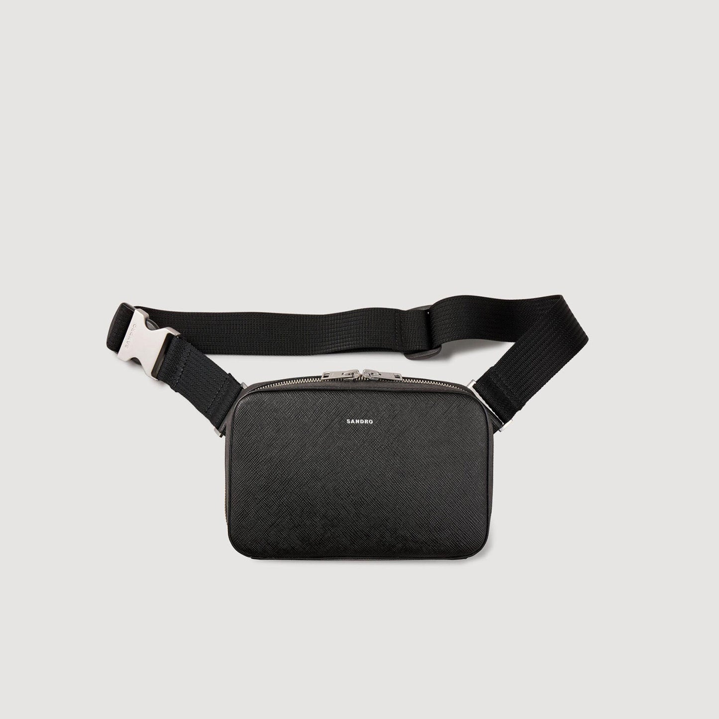 Small reconstitued leather bag